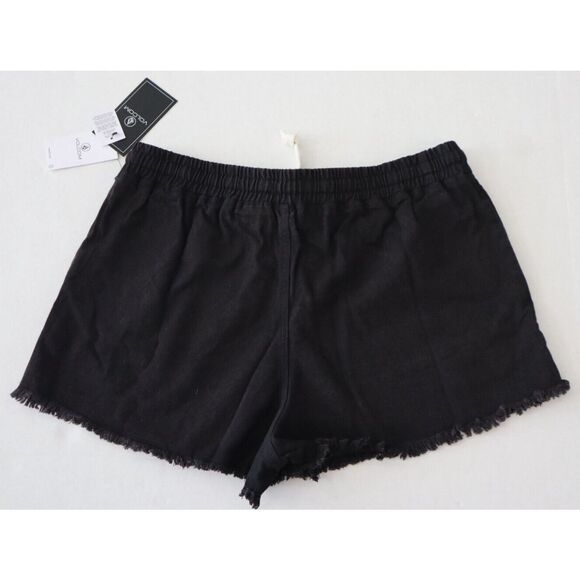 Volcom B0932206 Women's Sz Small (4/6) Black Strutin Stone Pocket Shorts - Picture 2 of 11